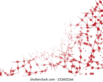 Medical abstract background of the molecular structure. Eps 10