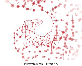 Medical abstract background of the molecular structure. Eps 10