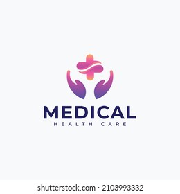 Medical Abstract Logo Design Template