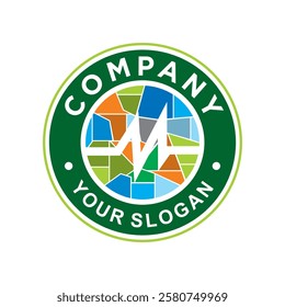medical abstract logo , medical abstract pulse logo