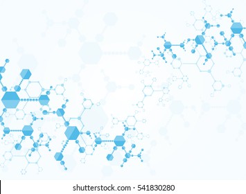 Medical Abstract Science background Illustrations