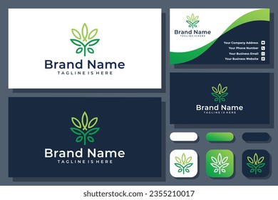medical abstract tree vector logo