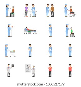 Medical Activities Flat Vectors Pack 