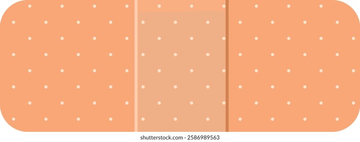 Medical adhesive bandage vector illustration