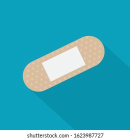 medical adhesive plaster icon- vector illustration