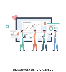 Painel de Análise de Dados de IA Médica com Médicos