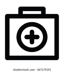Medical Aid Bold Line Vector Icon