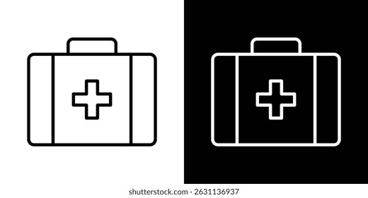 Medical aid kit icon vector collection. vector sign illustration