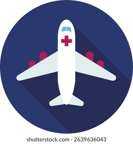 Medical air transport airplane emergency flight service