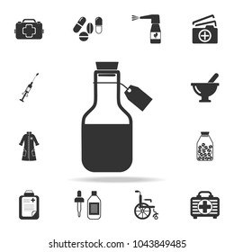 medical alcohol icon. Detailed set of medicine element Illustration. Premium quality graphic design. One of the collection icons for websites, web design, mobile app on white background