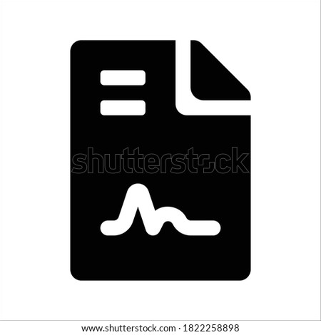 Medical alt File Document Vector icon