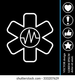 medical (ambulance) line icon