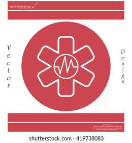 medical (ambulance) line icon