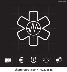 medical (ambulance) line icon