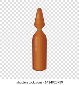 Medical ampoule icon. Cartoon illustration of medical ampoule vector icon for web design