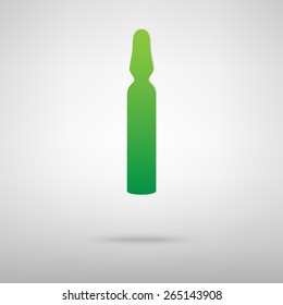 Medical ampoule icon - Vector 