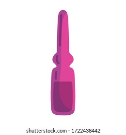 medical ampoule medicine treament isolated icon on white background vector illustration