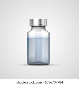 Medical ampoule, Objects on white background. Vector illustration