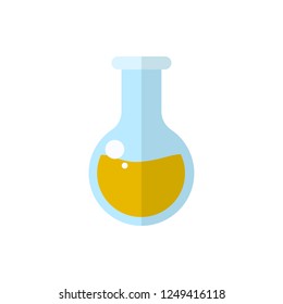 medical analysis flat vector icon