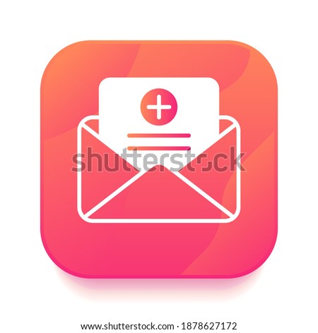 medical app logo design. colored medical referral icon vector illustration. for medical sign and logo