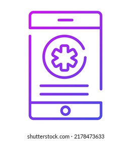 medical app Modern concepts design, vector illustration