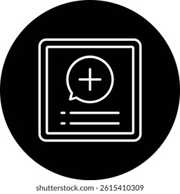 Medical App vector icon. Can be used for printing, mobile and web applications.