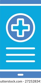 Icono del Vector del App médico. Se puede utilizar para aplicaciones de impresión, móviles y de Web.