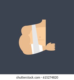 medical arm icon