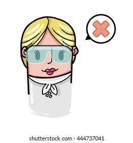 Medical Avatar vector illustration