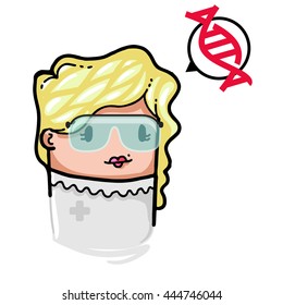 Medical Avatar vector illustration