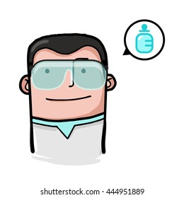 Medical Avatar vector illustration