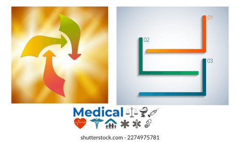 Medical background abstract - concept health care or medicine technology. Vector Illustration EPS 10, Graphic Design elements vertical banner, flyer dental service, presentation template brochure