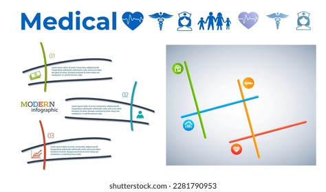 Medical background abstract - concept health care or medicine technology. Vector Illustration EPS 10, Graphic Design elements vertical banner, flyer dental service, presentation template brochure