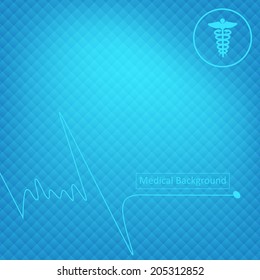 Medical Background, Blue Abstract Background