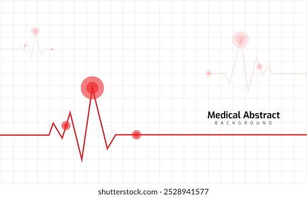 Medical background with circle spots