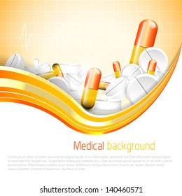 Medical background with copyspace 
