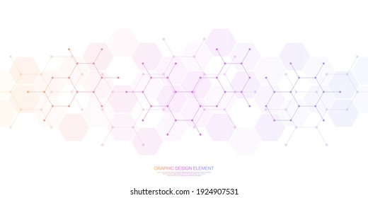 Antecedentes abstractos del patrón de hexágonos