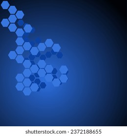 Medical background design. Geometric abstract background with hexagons. Medicine, science and technology vector illustration.