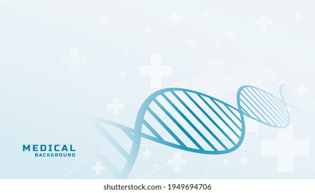 medizinischer Hintergrund mit DNA-Form