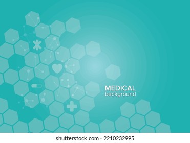 medical background with medical elements and vector illustrator