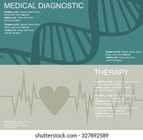 Medical background. First aid and diagnostic. Medical research and therapy.