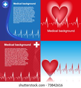 medical background set