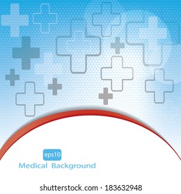 Medical background .vector