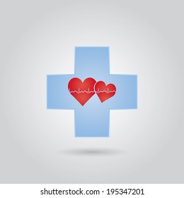 Medical background .vector