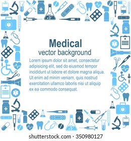 Medical background. Vector Illustration
