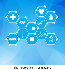Medical background. Vector Illustration, eps 10