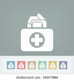 Medical bag icon