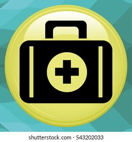 Medical bag icon.
