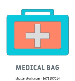 Medical Bag icon . Colored creative element from medicine icons collection. Creative medical bag icon for web and mobile design.