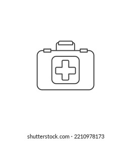 Medical Bag Icon With Hands Icons  Symbol Vector Elements For Infographic Web